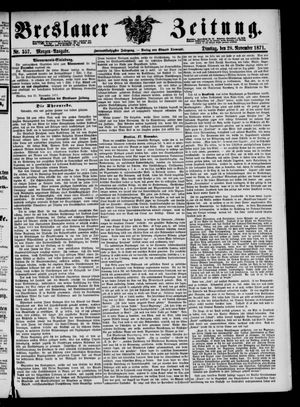 Breslauer Zeitung vom 28.11.1871