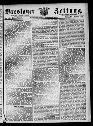 Breslauer Zeitung vom 01.12.1871