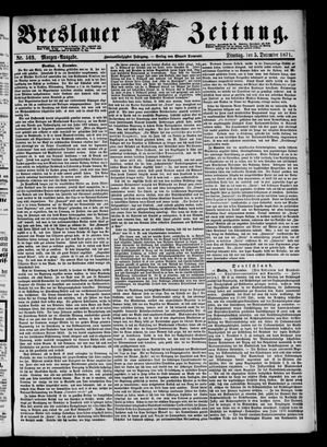Breslauer Zeitung vom 05.12.1871