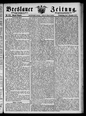 Breslauer Zeitung vom 07.12.1871