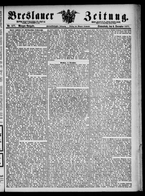 Breslauer Zeitung vom 09.12.1871