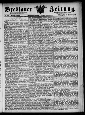 Breslauer Zeitung vom 11.12.1871