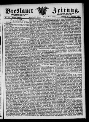 Breslauer Zeitung vom 12.12.1871