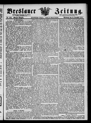 Breslauer Zeitung on Dec 13, 1871