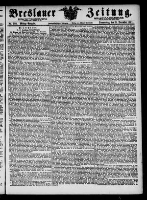 Breslauer Zeitung vom 21.12.1871