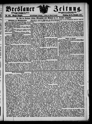 Breslauer Zeitung vom 24.12.1871