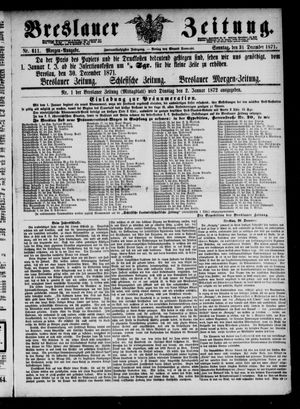 Breslauer Zeitung vom 31.12.1871