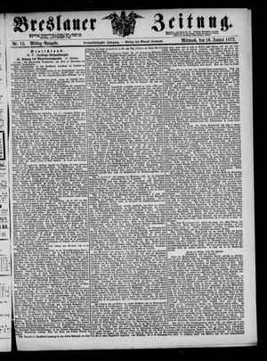 Breslauer Zeitung on Jan 10, 1872