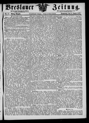Breslauer Zeitung on Jan 11, 1872