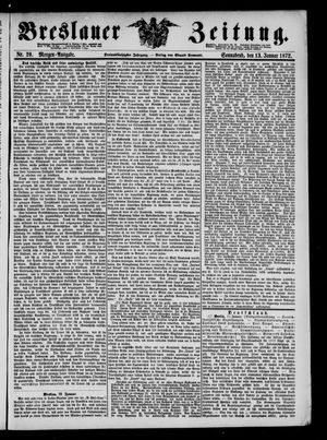 Breslauer Zeitung on Jan 13, 1872