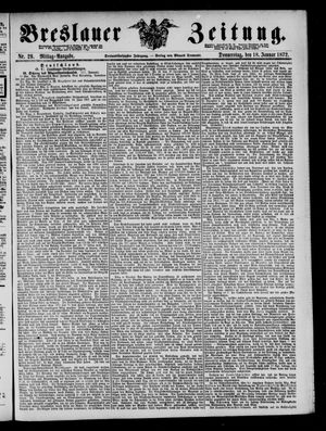 Breslauer Zeitung on Jan 18, 1872