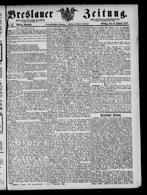 Breslauer Zeitung on Jan 19, 1872