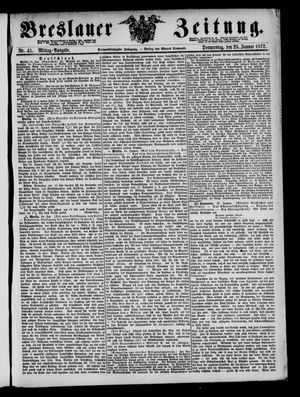 Breslauer Zeitung vom 25.01.1872