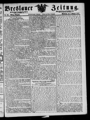 Breslauer Zeitung vom 07.02.1872
