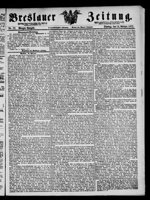 Breslauer Zeitung on Feb 13, 1872