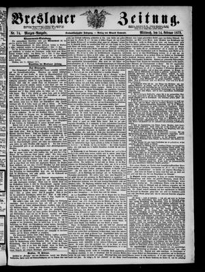 Breslauer Zeitung on Feb 14, 1872