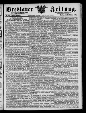Breslauer Zeitung on Feb 20, 1872