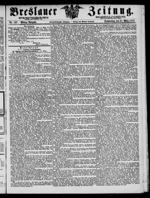 Breslauer Zeitung on Mar 21, 1872