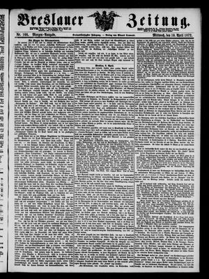 Breslauer Zeitung vom 10.04.1872
