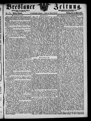 Breslauer Zeitung vom 12.04.1872