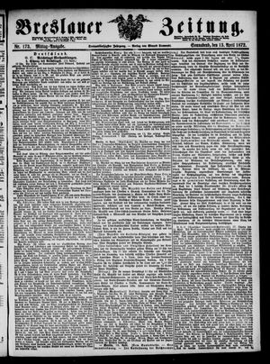 Breslauer Zeitung on Apr 13, 1872