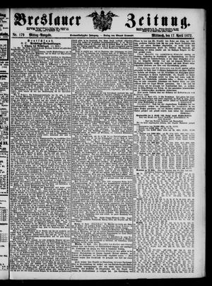 Breslauer Zeitung vom 17.04.1872