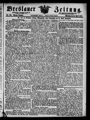 Breslauer Zeitung on Apr 24, 1872