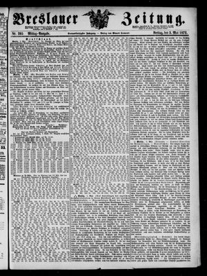 Breslauer Zeitung on May 3, 1872