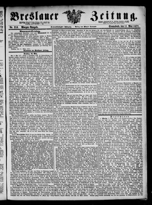 Breslauer Zeitung on May 11, 1872