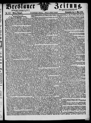Breslauer Zeitung on May 11, 1872