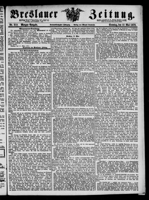 Breslauer Zeitung on May 12, 1872