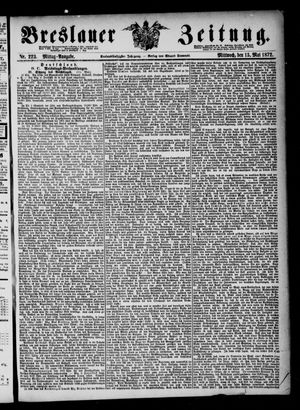 Breslauer Zeitung vom 15.05.1872