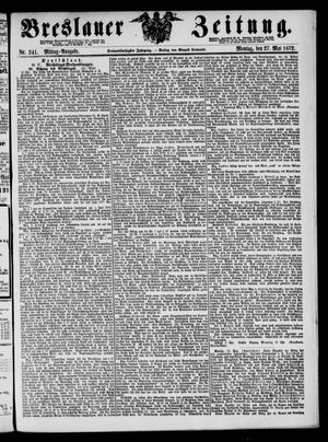Breslauer Zeitung on May 27, 1872