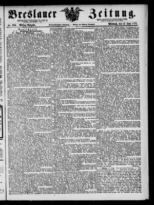 Breslauer Zeitung vom 12.06.1872