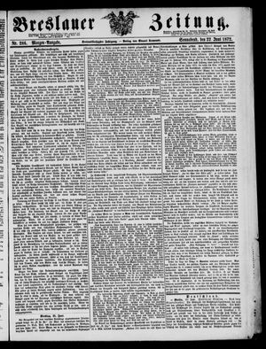 Breslauer Zeitung on Jun 22, 1872