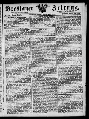 Breslauer Zeitung on Jun 27, 1872