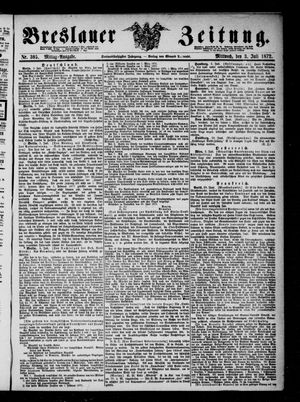 Breslauer Zeitung on Jul 3, 1872