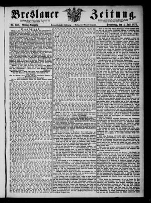 Breslauer Zeitung on Jul 4, 1872