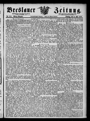 Breslauer Zeitung on Jul 9, 1872