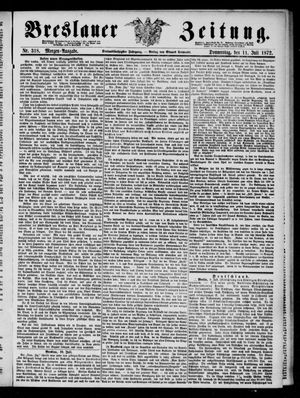 Breslauer Zeitung vom 11.07.1872
