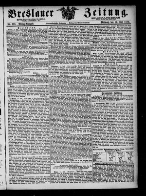 Breslauer Zeitung vom 17.07.1872