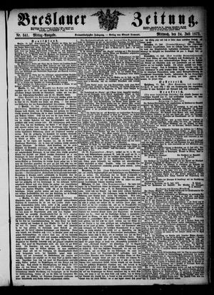 Breslauer Zeitung on Jul 24, 1872