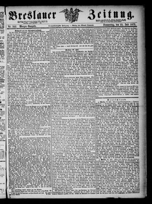 Breslauer Zeitung on Jul 25, 1872