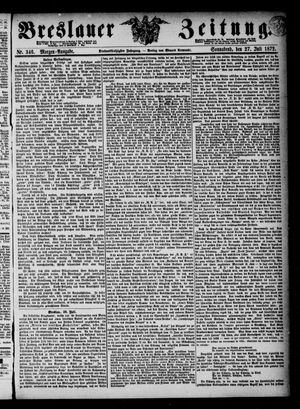 Breslauer Zeitung vom 27.07.1872