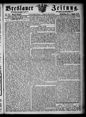 Breslauer Zeitung on Aug 1, 1872