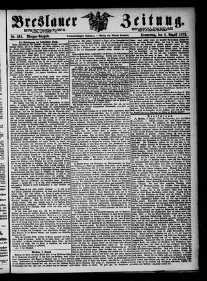 Breslauer Zeitung on Aug 8, 1872