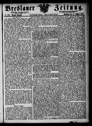 Breslauer Zeitung vom 11.08.1872