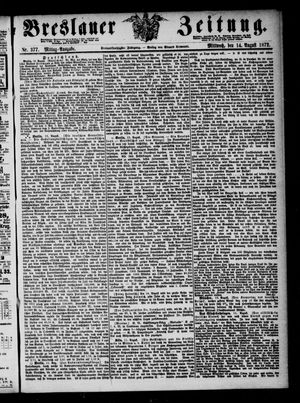 Breslauer Zeitung vom 14.08.1872