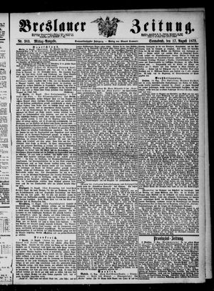 Breslauer Zeitung vom 17.08.1872
