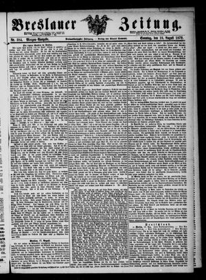 Breslauer Zeitung on Aug 18, 1872